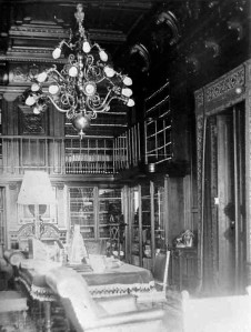 The library, c. 1903.