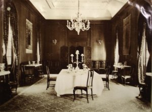 Dining room, c.1920.