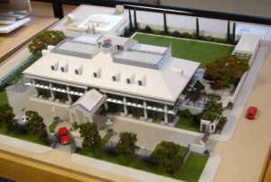 Presentation model of new offices, 1991. 